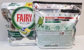 تصویر قرص ماشین ظرفشویی فیری (Fairy) بسته ۱۰۰ تایی مدل پلاتینیوم (Platinum) 