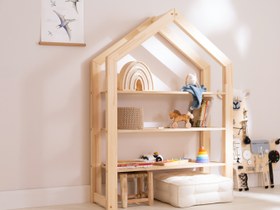 تصویر قفسه چوبی پلای وود 