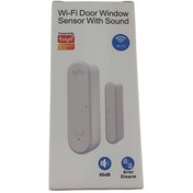 تصویر سنسور درب و پنجره هوشمند با آژیر داخلی TUYA 