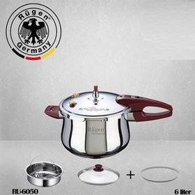 تصویر زودپز 6 لیتری روگن مدل RU-6050 Rugen RU-6050 pressure cooker 6 liter