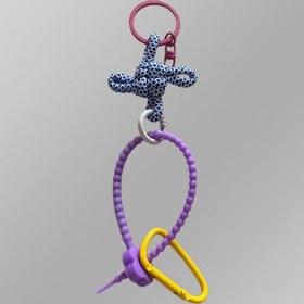 تصویر چارم لوپی بنفش زرد 