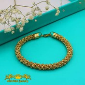 تصویر دستبند خودکاری طلا عیار ۱۸ کد M136 