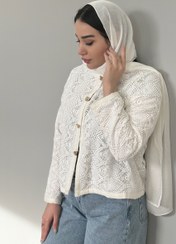 تصویر کراپ کت گیپور زنانه 