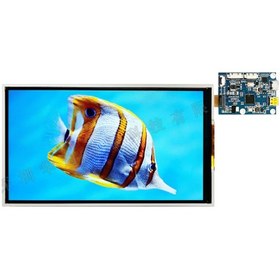 تصویر نمایشگر 6.2 اینچ بدون تاچ با برد ورودی HDMI با LCD 720x1280 6.2inch IPS گرید A+ کیفیت بالا 