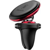 تصویر پایه نگهدارنده موبایل باسئوس مدل SUGX-A01/0S Baseus SUGX-A01/0S Magnetic Air Vent Car Mount Holder