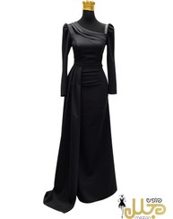 تصویر پیراهن ماکسی پروانه شالدار 