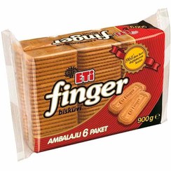 تصویر بیسکوئیت Eti finger اتی فینگر 900 گرم (6 بسته 150 گرم) 