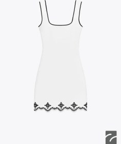 تصویر لباس مرواریدی تزئین شده - برند زارا (زنانه) 