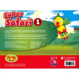 تصویر کتاب سوپر سافاری 1 امریکن ا American Super Safari 1 SB+WB+CD+DVD American Super Safari 1 SB+WB+CD+DVD
