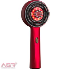 تصویر شانه ماساژور اسکالپ با روغن پاش 