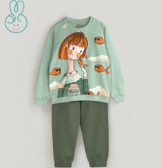 تصویر بلوز شلوار دورس بزرگ بچگانه برند آکو AKU 