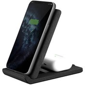 تصویر شارژر وایرلس لیفرو Vertex Duo Foldable Dual Fast Wireless Charger Vertex Duo Foldable Dual Fast Wireless Charger