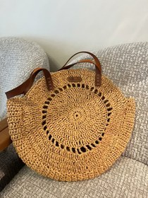 تصویر کیف رافیا مدل موکا 