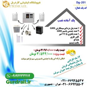 تصویر پک اقتصادی دزدگیر اماکن آنزو AN-201 مدل E01 Economical Pack of Anzo AN-201 Home Alarm System Model E01