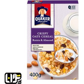 تصویر غلات صبحانه کریسپی کواکر Oat cereal 