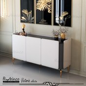 تصویر آینه کنسول مدرن ویکتوریا 