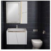 تصویر فول ست روشویی کابینتی لاکسورا مدل L232 سایز 60 (سفید) 