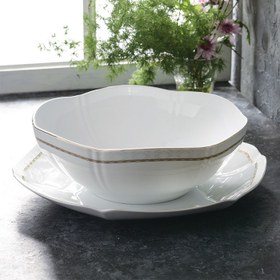 تصویر ست قاب و قدح چینی زرین ایران مدل هدیه طلایی درجه عالی 