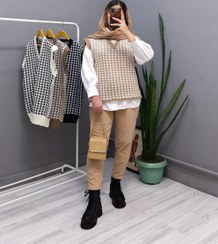 تصویر بافت زنانه پیچاز سایز فری 