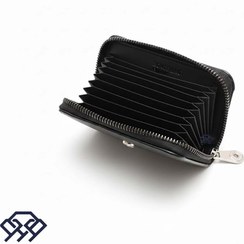 تصویر جاکارتی آکاردئونی چرمی با برند Mont Blanc مدل 202 