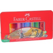 تصویر مدادرنگی60 رنگ کلاسیک فابرکاستل (اصلی) جعبه فلز ا Faber-Castell 60 Color Pencil Faber-Castell 60 Color Pencil