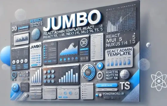 خرید و قیمت Jumbo قالب داشبورد مدیریتی React 18 با MUI 5 و Next.js 14 | ترب
