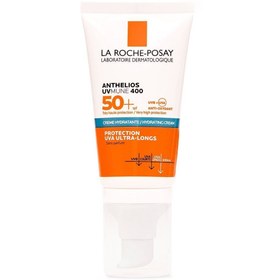 تصویر ضدآفتاب بی رنگ پمپی لاروش پوزای spf50 