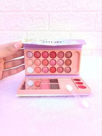 تصویر پالت سایه چشم ۱۲ رنگ Gherti Beauty – پیگمنت بالا، مناسب آرایش روزانه و مجلسی 