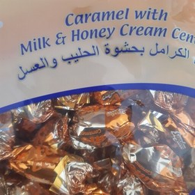 تصویر شکلات کاراملی با مغز شیر و عسل Eclairs وزن 800 گرم محصول ترکیه 