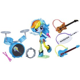تصویر مجموعه کلاس موسیقی هسبرو Hasbro My Little Pony Equestria Girls Minis Rainbow Dash Rockin’ Music Class Set B9484 
