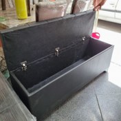 تصویر پاف سه نفره باکس دار کلاف ام دی اف 