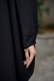 تصویر چادر عربی جده مرواریدی 