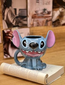 تصویر ماگ سرامیکی طرح استیچ 