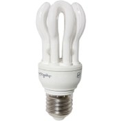 تصویر لامپ کم مصرف 13 وات خزرشید مدل لوتوس پایه E27 