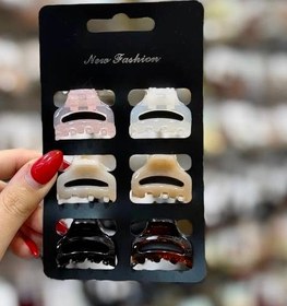 تصویر کلیپس کارتی 6 عددی 3cm 