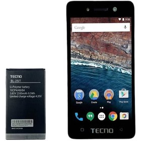 تصویر باتری گوشی تکنو W2 با کد فنی Tecno BL-25iT 