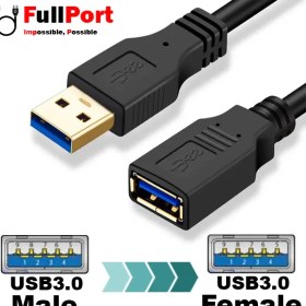 تصویر کابل USB 3.0 افزایش طول فرانت 3 متری Faranet USB 3.0 Extension Cable 3M