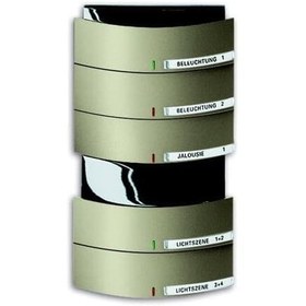 تصویر کلید 10 پل ترموستاتیک Abb رنگ پالادیوم – Busch-triton 6321/58-260-500 