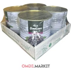 تصویر زیتون سیاه اسلایس بانیان عمده 4 عدد 3 کیلویی 