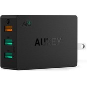 تصویر شارژر دیواری 3 پورت آکی Aukey PA-T14 Quick Charge 3.0 Wall Charger 