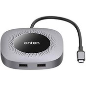 تصویر تبدیل اونتن مدل ONTEN USB-C Multifunctional Extension Dock OTN-91187B 