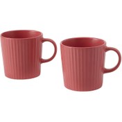 تصویر ماگ ایکیا مدل iKEA KEJSERLIG بسته دو عددی ا iKEA KEJSERLIG Mug dark pink iKEA KEJSERLIG Mug dark pink