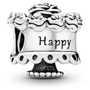تصویر چارم کیک تولد پاندورا Pandora Happy Birthday Cake Charm