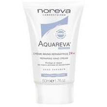 تصویر کرم دست آکواروا نوروا Aquareva 24H repairing hand cream 