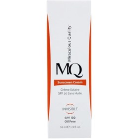 تصویر ام کیو ضدآفتاب بیرنگ SPF50 MQ SUNSCREEN INVISIBLE SPF50