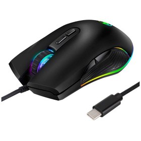 تصویر موس گیمینگ Rohs typec RGB نو بدون پک 