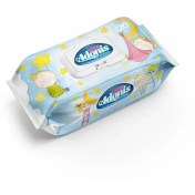 تصویر دستمال مرطوب کودک آدونیس بسته ۱۲۰ عددی 