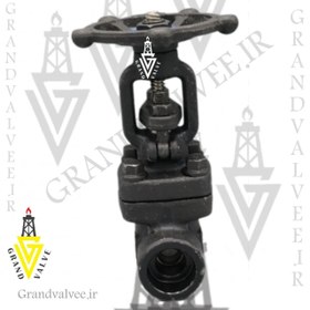 تصویر شیرفلکه کشویی "3/4 اینچ فولادی کلاس 800 جوشی GATE VALVE 3/4" #800 A105 SW