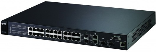 تصویر سوئیچ شبکه زایکسل 24 پورت Zyxel ES-3124 