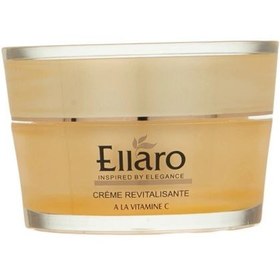 تصویر کرم احیا و شاداب کننده ویتامین C سی الارو Ellaro Revitalizing Cream With Vitamin C For All Skins 50 Ml